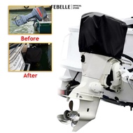 LIVESTAR 15-250HP 210D Waterproof Motor Engine Boat Cover Yacht Half Outboard Anti UV Dustproof Cove