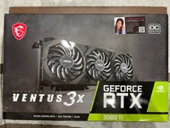 MSI 微星 GeForce RTX™ 3080 Ti VENTUS 3X 12G OC 顯示卡