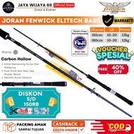 Joran Pancing Fenwick ELITE TECH BASS 562 / 602 – Panjang 165cm & 180cm | Full Fuji Ring + Fuji Reel