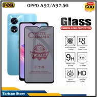 Tempered Glass Oppo A97 A97 5G Anti-Scratch Glass Full Cover Screen Protector Elegant