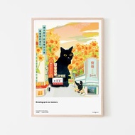 missquai 給香港的情書系列A3海報 - 燕尾蝶