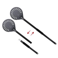 9Inch Turning Pizza Paddle Aluminum Adjustable Long Handle Pastry Pizza Shovel Nonstick Pizza Turner