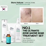 [ Blanc Nature Official ] The Ultimate Acne&Acne Scar Treatment Set ( Acne Pimple treatment oil  + A