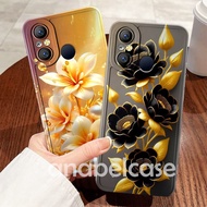 Softcase ITEL A49/A58/A58 PRO NEWEST Beautiful Aesthetic Flower Motif - Latest Case - Case hp -Itel 