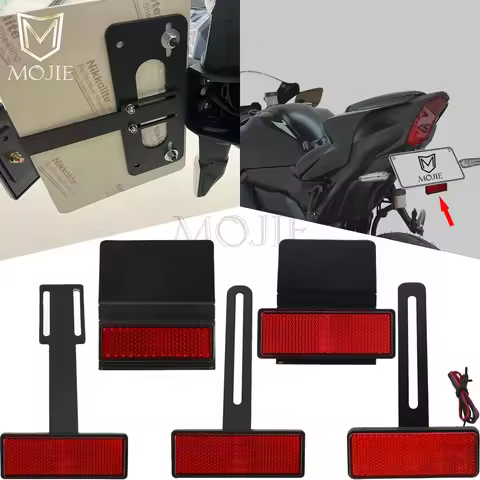 For Honda CBR125R CBR125RR CBR150R CBR250 CBR250R CBR250RR CBR300R CBR300RR Motorbike License Plate 