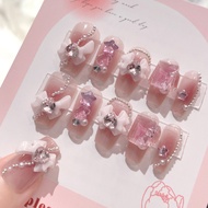 Can Wear Nails with Less Bows Nail Stickers Nail Stickers Nail Stickers Fake Nails Wear Nail Sticker