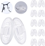 แผ่นแปะจมูกดั้งจมูกทดแทน6/10คู่สำหรับ Oakley Ejector OO4142แว่นกันแดดยางนุ่มป้องกันจมูกไม่ลื่น