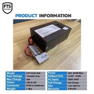 LifePo4 Charger 14.6v 20A ที่ชาร์จแบตลิเธียม 14.6v 20A เต็ม!!