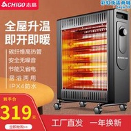 碳纖維取暖器家用電暖器靜音全屋速熱烤火爐防水電暖氣小太陽