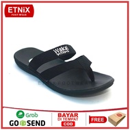 Sandal Wakai Musim Panas Pria Dan Wanita Terbaru Fashion Korea Sendal Flipflop Wakai Model hitam jep