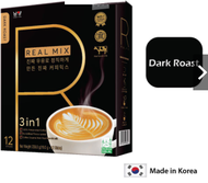 FRENCH CAFE (Korea) Real Mix Dark Roast 3 In 1 (BOX) (12 sticks x 20g)