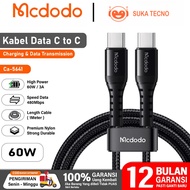 Mcdodo PD 60W Charger Cable – Type-C to Type-C Nylon Braided