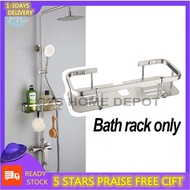 304 stainless steel shower rack, shower gel and shampoo storage rack