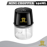 Bright Crown Mini Portable Blender Gilingan Mini Bumbu dan Daging dengan USB/Mini Chopper Portable