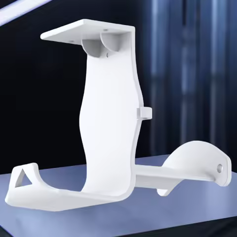 Under Desk/Wall Mount Game Controller Organizer with Headset Stand Wall Rack Wall Mount Wall Hanger 