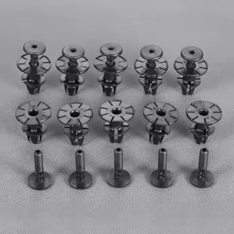 10 Sets Auto Car Clip Fit for BMW 3 Series E90 E91 E92 E93 Exterior Side Sill Skirt Pin Spacer Clips