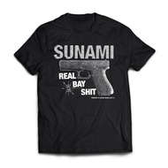 T-Shirt Kaos SUNAMI - Real Bay Shit| Music T-Shirt| T-Shirt Band| Bootleg| 456F