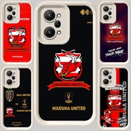 M-107 Madura United FC White Casing for Xiaomi Redmi Note 12 poco F6 F5 X5 14 14T Pro 5G