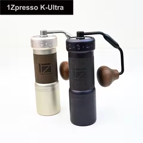 1Zpresso K-Ultra Manual Coffee Grinder Iron Gray with Carrying Case, Assembly Consistency Grind Stai