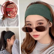 Solid Color Knitted Headband Comfortable Fit Korean Versatile Style Elasticity Simple Fitness P5e0