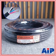ขด30เมตร UNICORN PA4x2.5mm สายลำโพงกลมสีดำ สายลำโพง 4x2.5 สายลำโพงกลมดำ สายลำโพงกลางแจ้ง สายลำโพง 2.