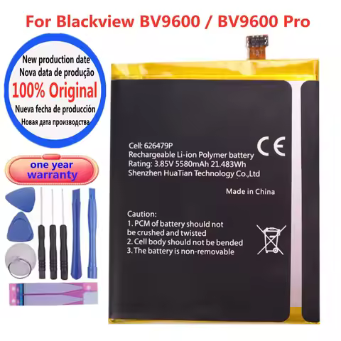New 100% Original Battery For Blackview BV9600 Pro BV9600pro 626479P Phone Rechargable Battery Batte