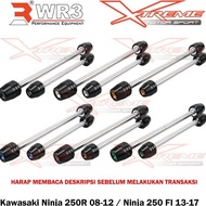 Axle Slider WR3 Front Rear Ninja 250 FI 13-17 Ninja 250R 08-12 RR Mono Z250 OLD Original/