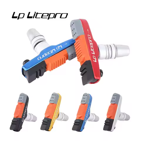 LP Litepro Folding Bicycle Brake Pads For DAHON 412/P8 Wear-resistant Rubber BMX 451 20 inch Bike V 
