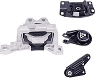Engine Motor & Transmission Mount Kit 4pcs Compatible with Fits 2004 2005 2006 2007 2008 2009 Mazda 