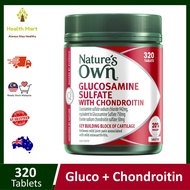 NATURE'S OWN Glucosamine Sulfate With Chondroitin - Joint Health Supplement - 320 Tablets