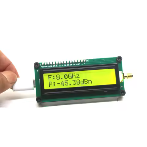 100Mhz-8Ghz AD8319 RF Power Meter 100Mhz-2.7G 24Bit ADC USB Type-C FOR Ham Radio Amplifier 868M 900M