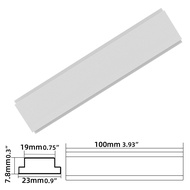 100MM Miter Bar Slider T-Slider T Slot Miter Track Jig T Screw Fixture Slot Aluminum Alloy for Woodw