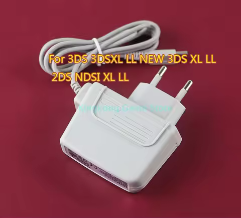 1PC EU Plug Charger Charging For Nintendo 3DS 3DSXL LL New 3DS XL LL 2DS NDSI XL LL EU Plug Charger 