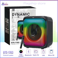 Brudo BTS-1783/BTS-1739/BTS-1740 8 inches bluetooth karaoke speaker with RGB dynamic lighting effect