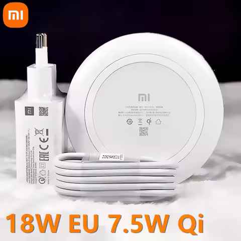 Xiaomi Wireless Charger Fast Charge QC3.0 18W Qi Smart Fan Charging Pad For Iphone X Xr 9 10 For Sam