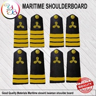 maritime shoulder board / seaman shoulder board (pair) Engr