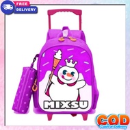 Trolley School Bag for Girls Trolley Bag for Boys Trolley Bag for Kindergarten Elementary School Taa