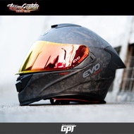 EVO GT-PRO Carbon Series Full Face Dual Visor Helmet With Free Clear Lens
