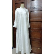 FAWZIYA SCRAFT DRESS/GAMIS SILKY EMBRODERY FULL FURING SAMPAI TANGAN