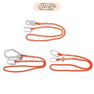 [Loviver] Outdoor Rock  Climbing Arborist Fall Arrest Safety Lanyard with Snap Hook Roofing Construc