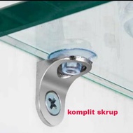 Glass cupboard shelf stand