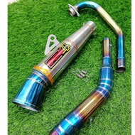 Daeng4 ￼Tambutsuo super open spec apido pipe exhaust pipe Muffler open tmx 125 155 tmx 150 pinoy 125