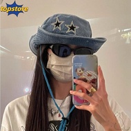 TOPSTORED Grunge Cowboy Hat, Comfortable Soft Grunge Cowgirl Hat, Fashion Lightweight Cute Breathabl