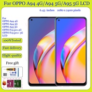 Original AMOLED For OPPO A94 4G A95 4G A95 5G F19 pro 4G  LCD Display Touch Screen Replacement