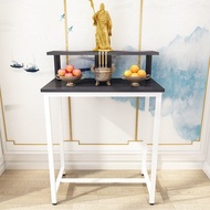 Altar Sets of Household Ancestors First Position Guan II Altar God of Wealth Worship Buddha Shrine B