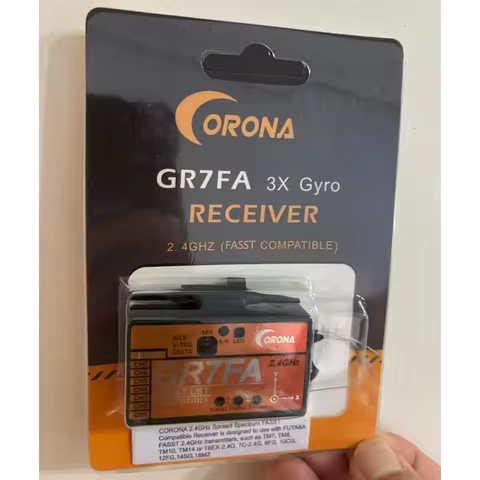 GR7FA 7CH S.BUS Receiver With Gyro Compatible FUTABA FASST 2.4GHz transmitters TM7, TM8, TM10, TM14 