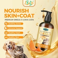 LDECO Premium Wild Salmon Oil for Dogs & Cats | Rich in Omega-3 Supports Skin Coat And Joint Health