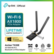 TP-Link Archer TX20E AX1800 Wi-Fi 6 Bluetooth 5.4 PCIe Adapter ตัวรับไวไฟ WiFi 6 High-Gain Antennas