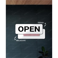 OPEN WRITING 22X8 CM OPEN STICK SIGN/ OPEN WALL STICK/
