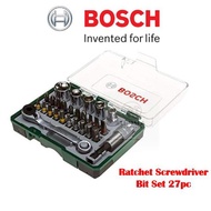 Bosch Ratchet Driver Bits Screwdriver Bits Set 27pc Mini Ratchet Socket Drill Spanner
